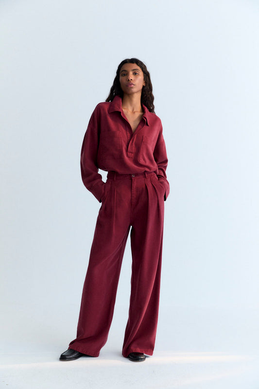TNS Tencel Pant - Plum Fantasy