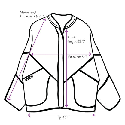 The Ladhiya Petite Block Print Jacket