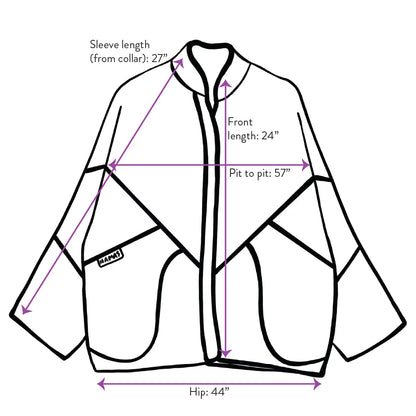 The Ladhiya Quilted Patchwork Kantha Jacket