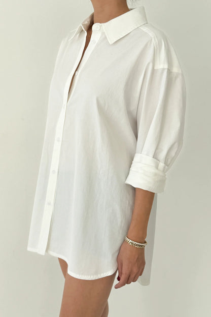 PREORDER Light Weight Owen Shirt - White