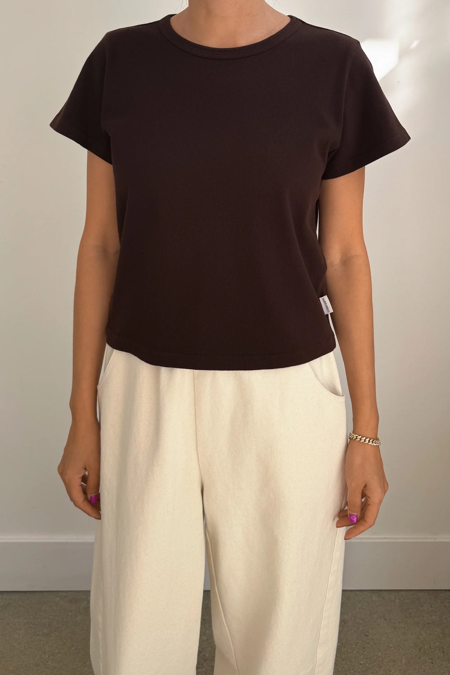 The Little Boy Tee - Dark Cacao