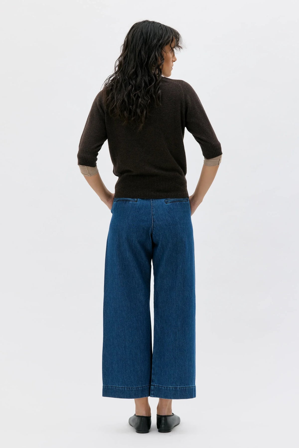 Ada Cashmere T-Shirt - Dark Brown