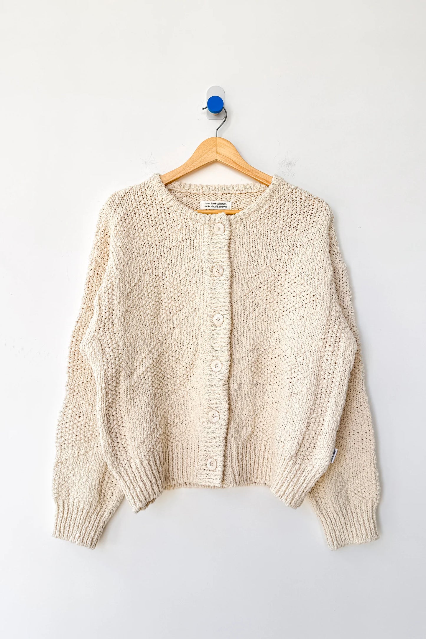 PRE-ORDER Mason Cotton Cardigan - Naturel