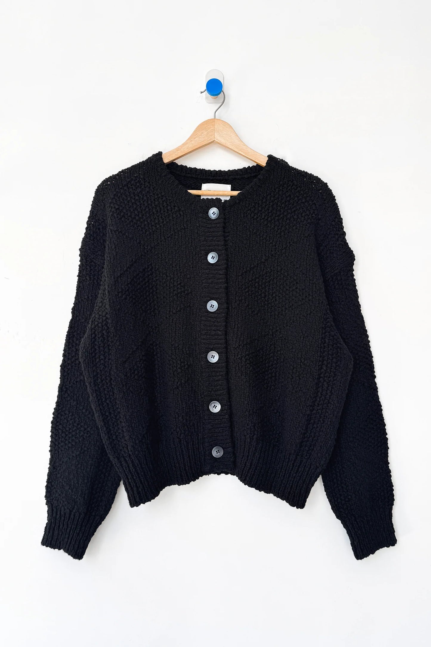 PRE-ORDER Mason Cotton Cardigan - Black
