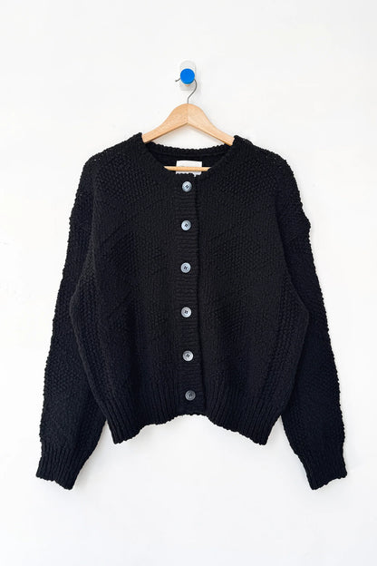 PRE-ORDER Mason Cotton Cardigan - Black