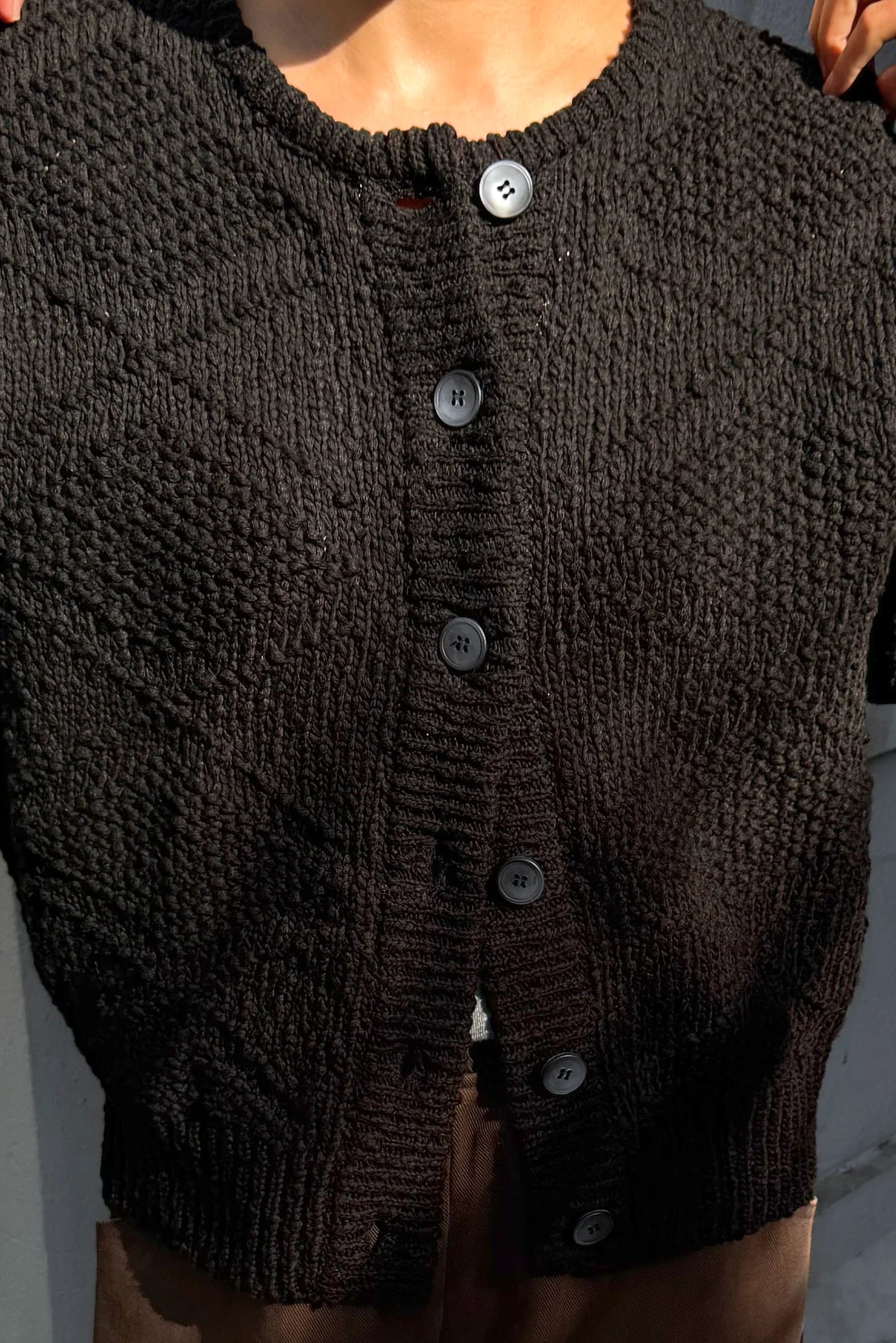 PRE-ORDER Mason Cotton Cardigan - Black