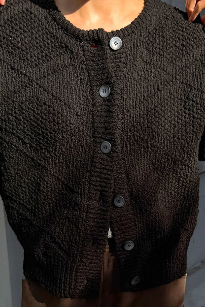 PRE-ORDER Mason Cotton Cardigan - Black