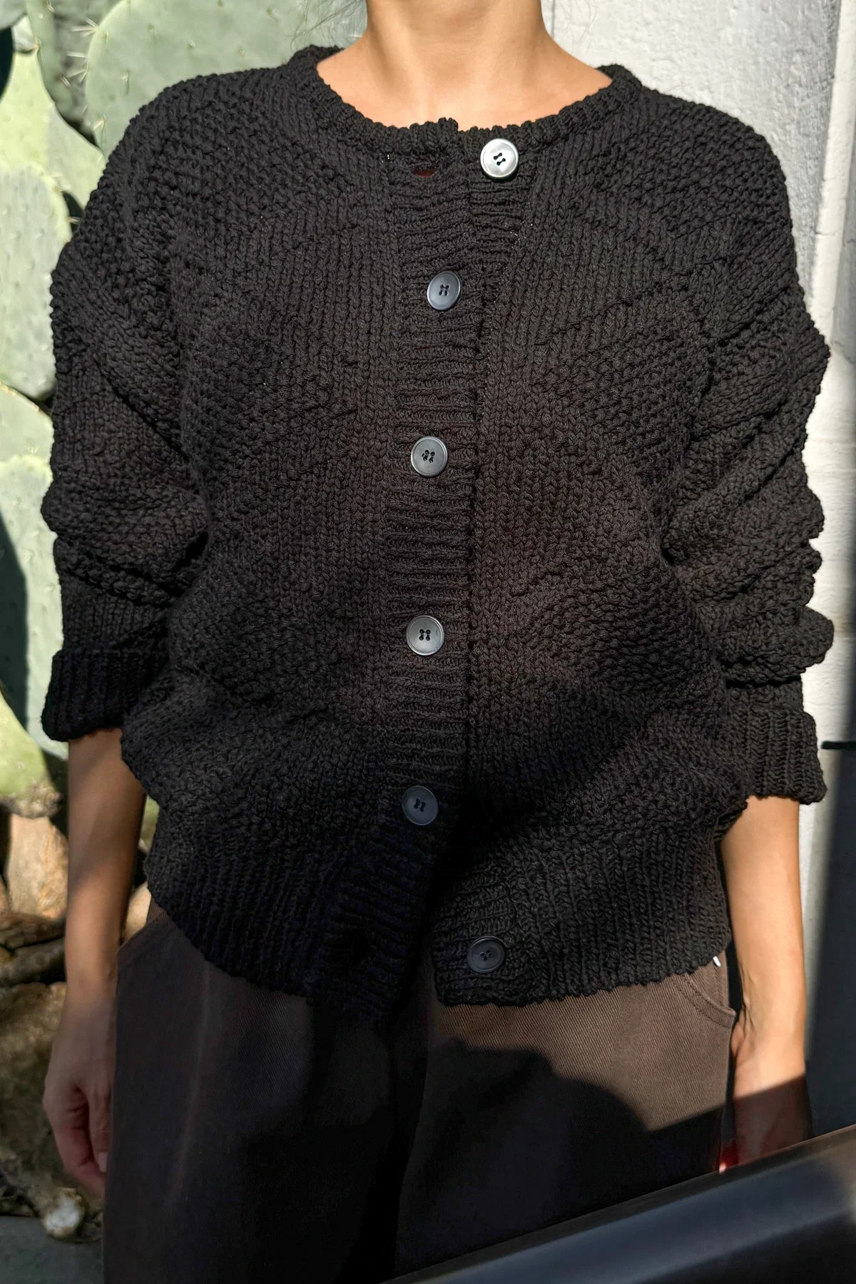 PRE-ORDER Mason Cotton Cardigan - Black
