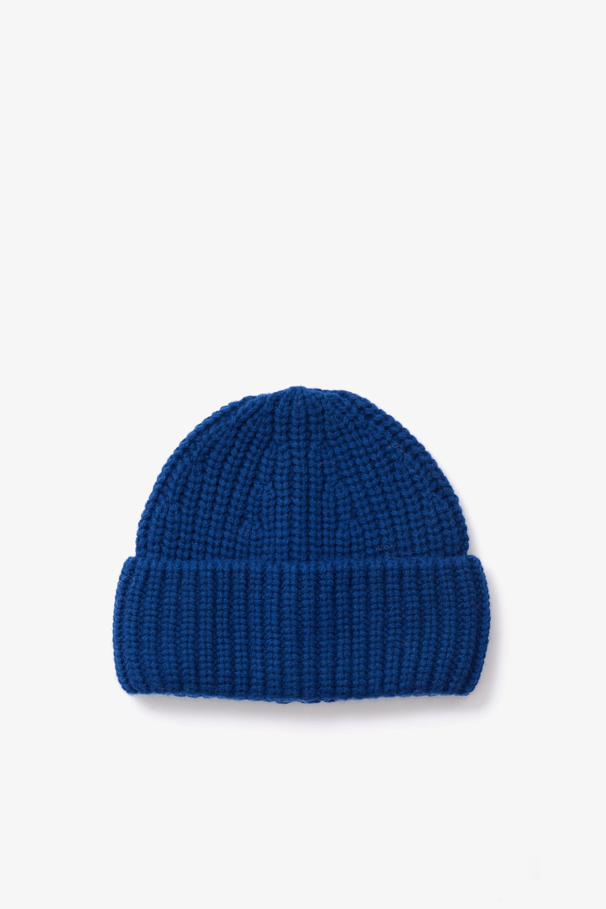 Merino Wool Beanie - Denim Blue