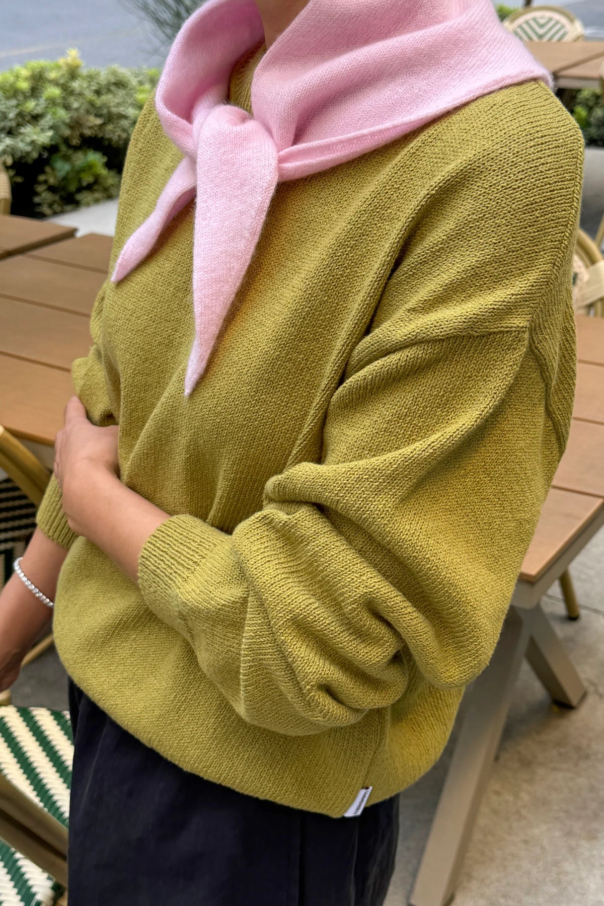 PREORDER Milo Cotton Sweater - Golden Olive