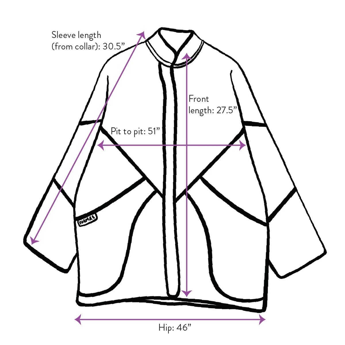 The Narmada Indigo Jacket