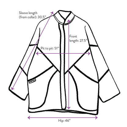 The Narmada Indigo Jacket