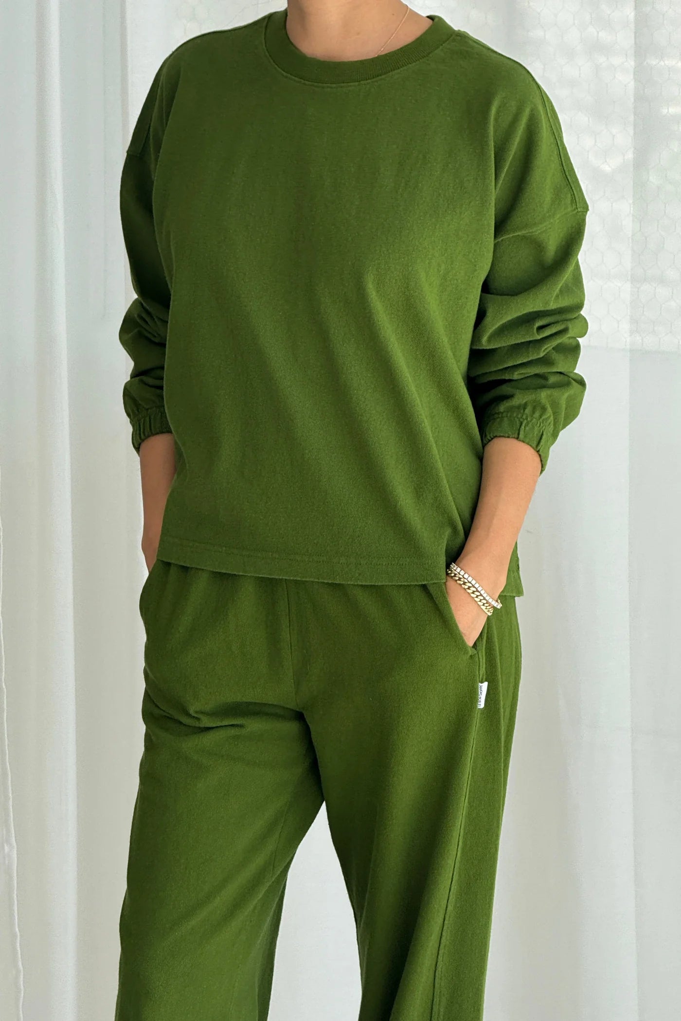 Naturelle Tee - Collard Green