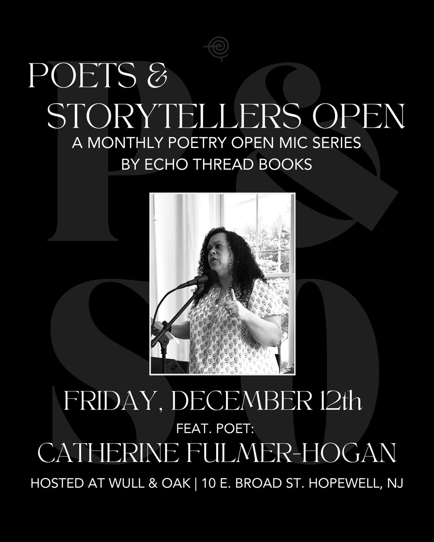 DEC. 12 | Poets & Storytellers Open
