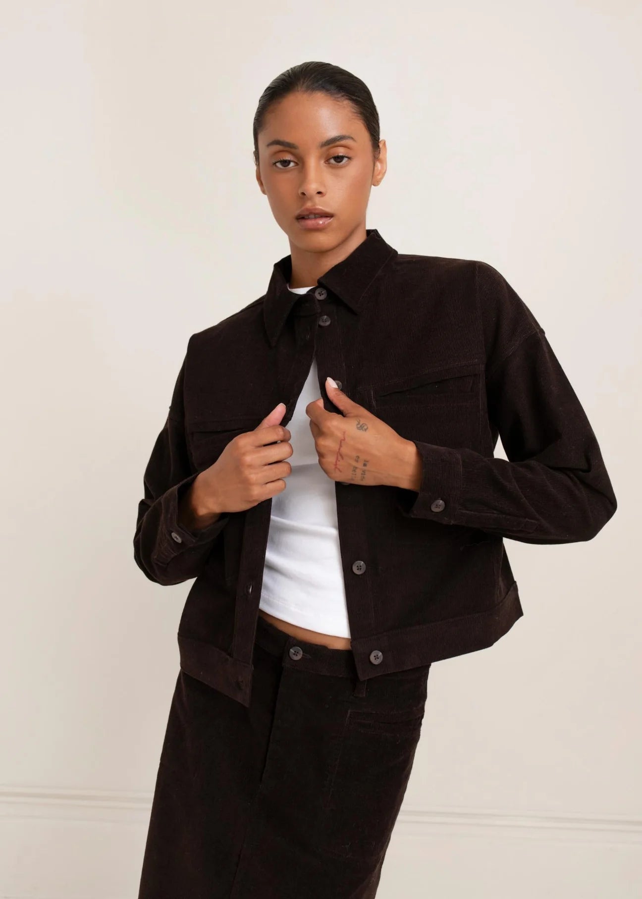 Sefina Jacket - Chocolate Torte