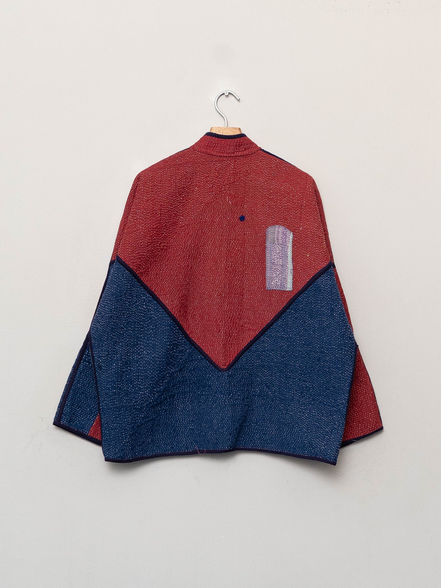 The Ladhiya Quilted Patchwork Kantha Jacket