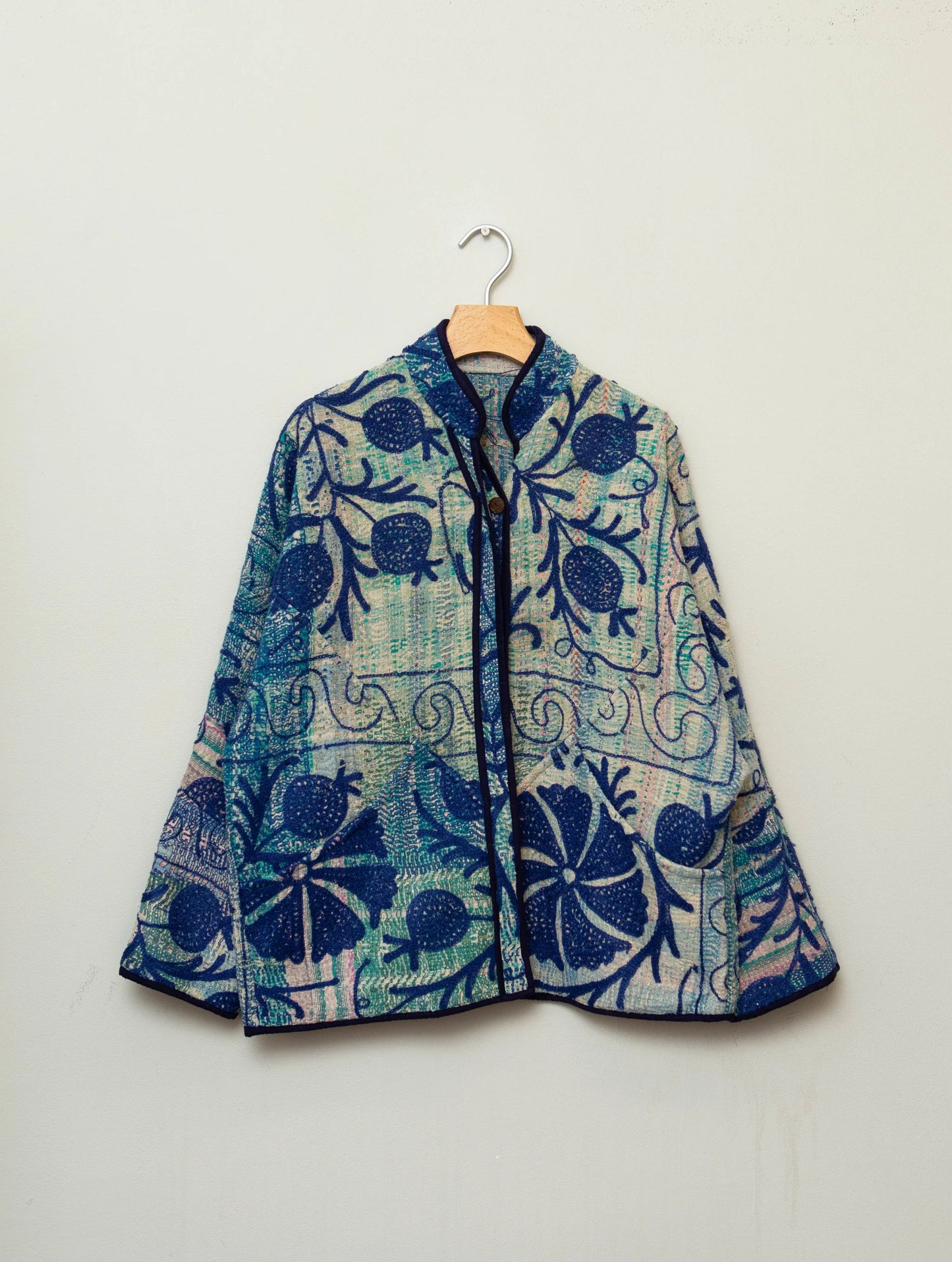 The Ladhiya Suzani Quilted Kantha Jacket