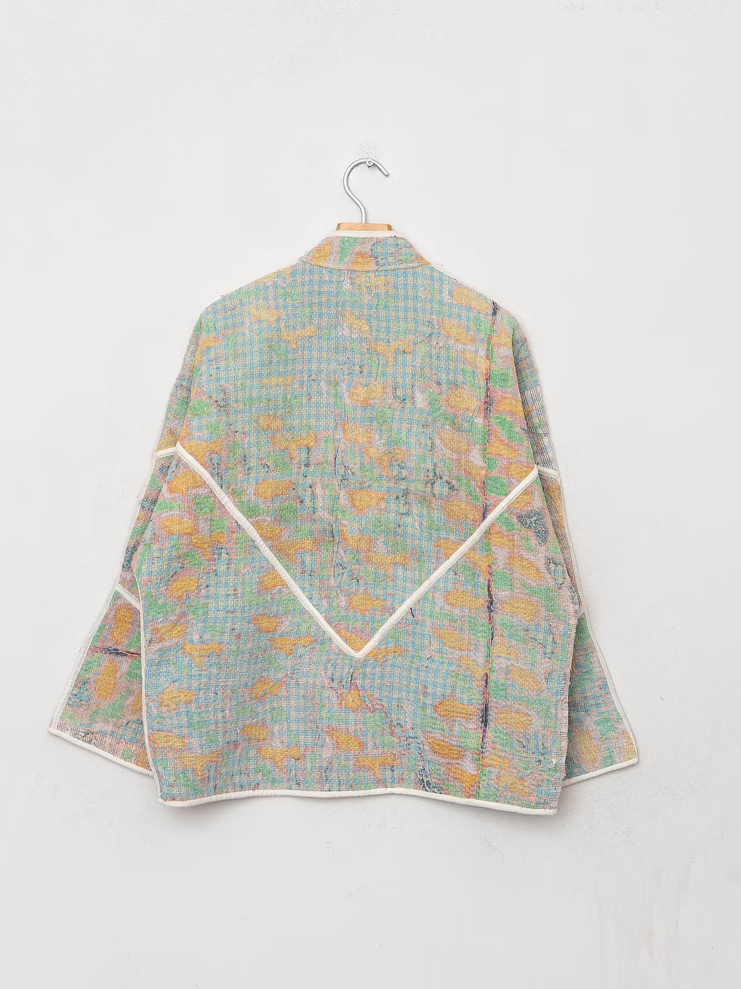 The Ladhiya Quilted Patchwork Kantha Jacket