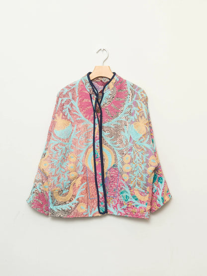 The Ladhiya Petite Suzani Quilted Kantha Jacket