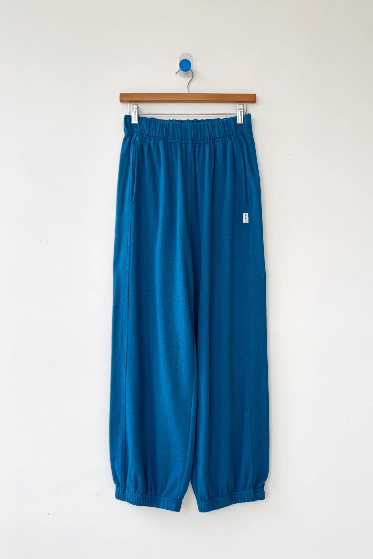 PREORDER Pointelle Balloon Pants - Sea Blue