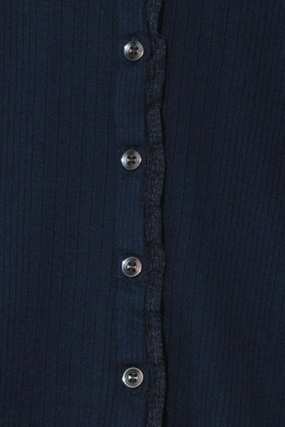 Pretty In Pointelle in Midnight