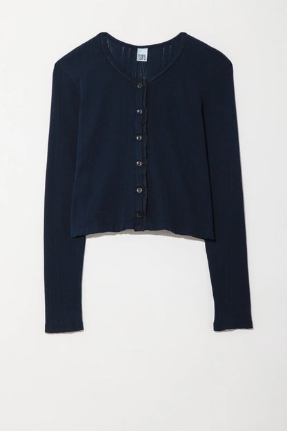 Pretty In Pointelle in Midnight