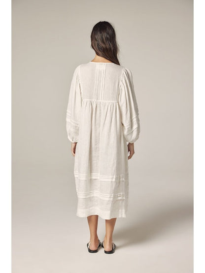 Laced Linen Dress
