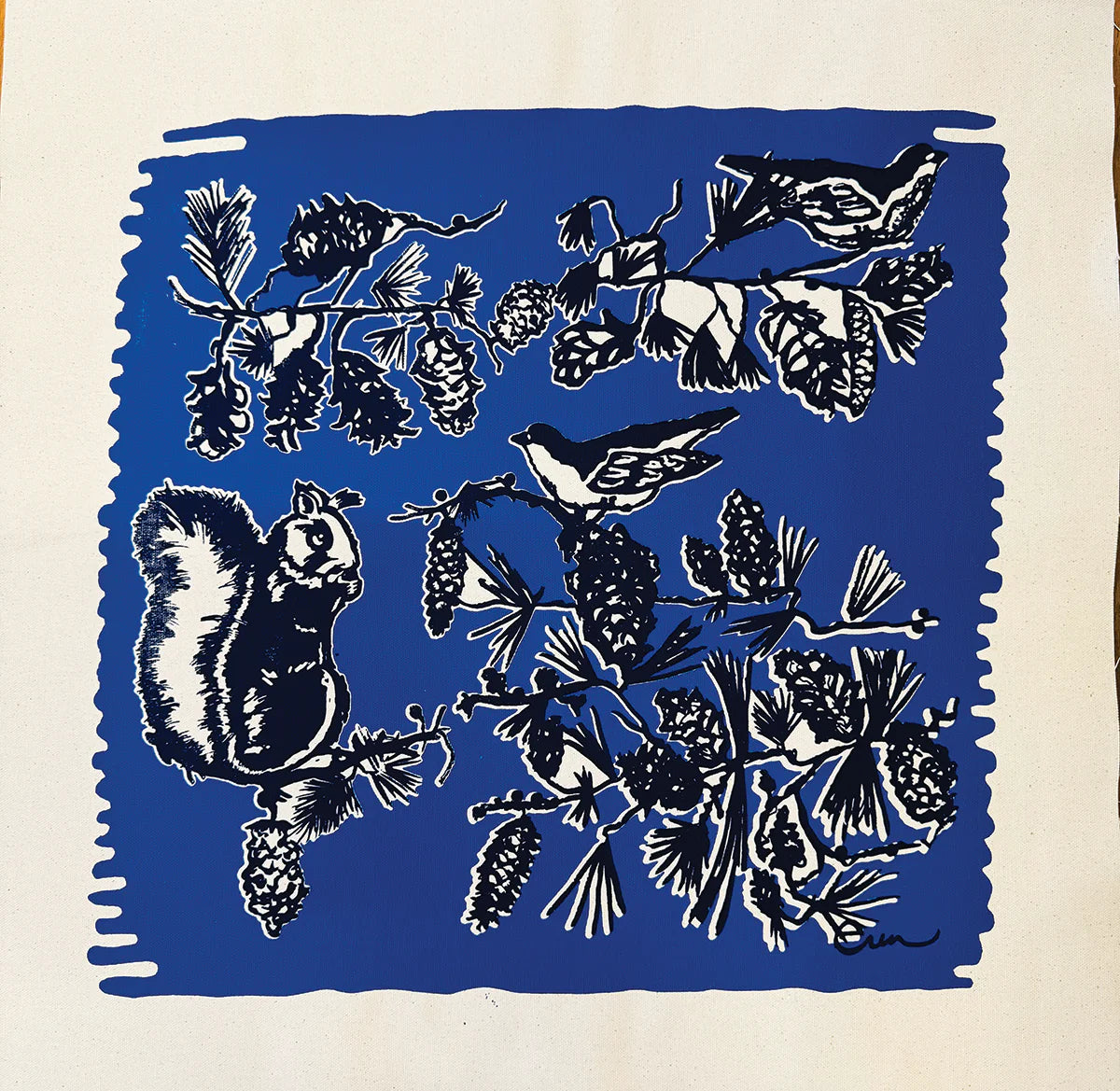 Laura Pouch - Pine Cone Tree (multiple color options)