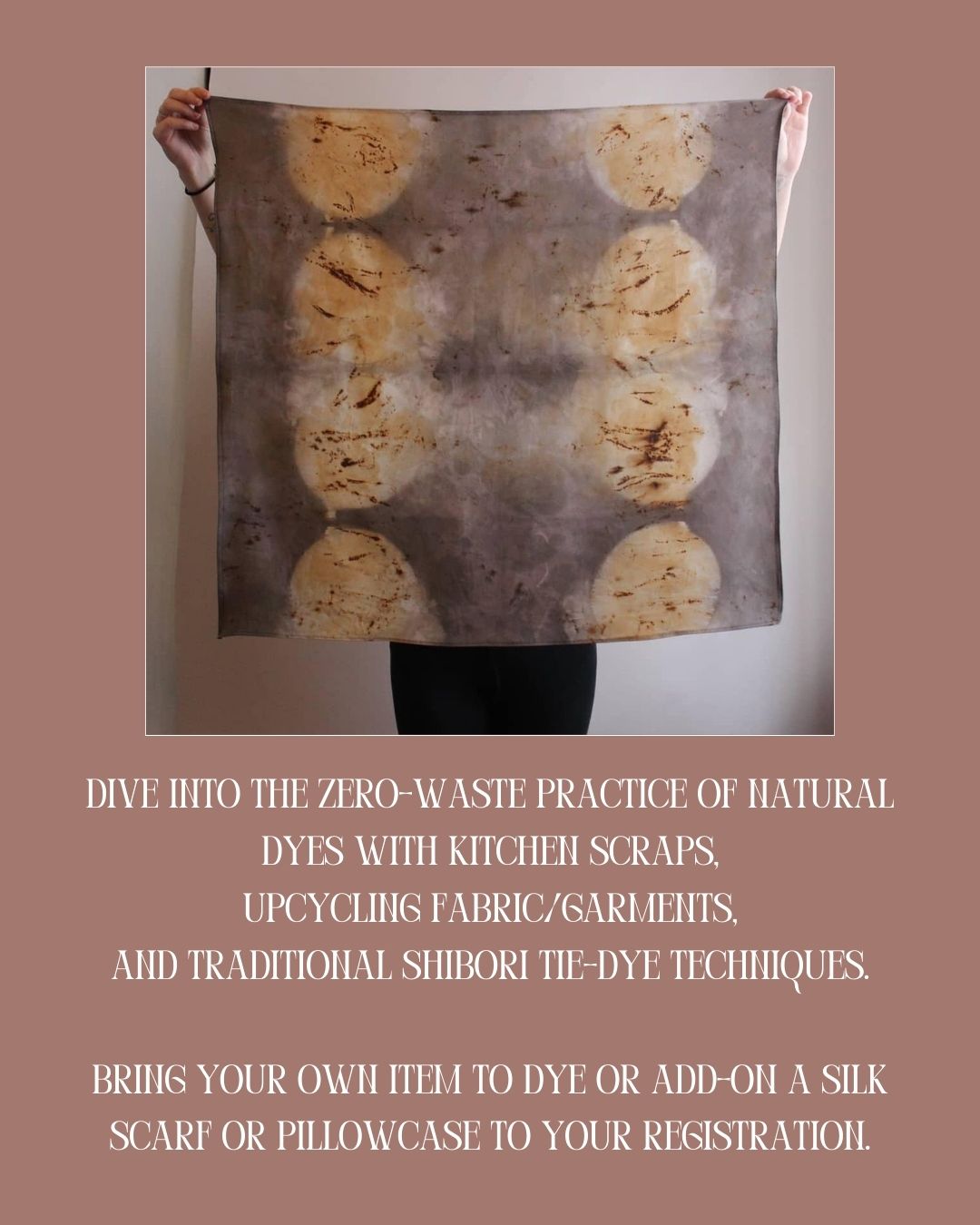 Mar. 9 | Shibori Natural Dye Workshop