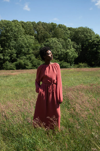 Cordelia Organic Cotton Top - Rose