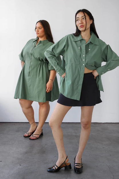 Collared Shirt - Sea Glass