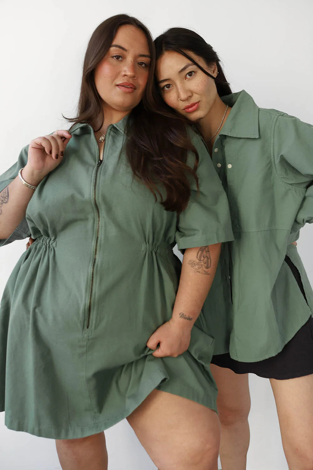 Utility Dress - Sea Glass