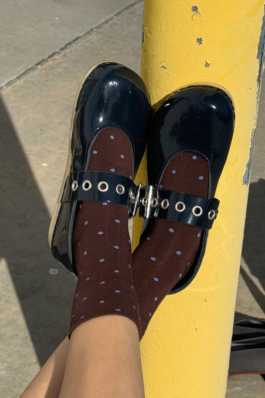 Polka Dot Sneaker Socks - Multiple Colors