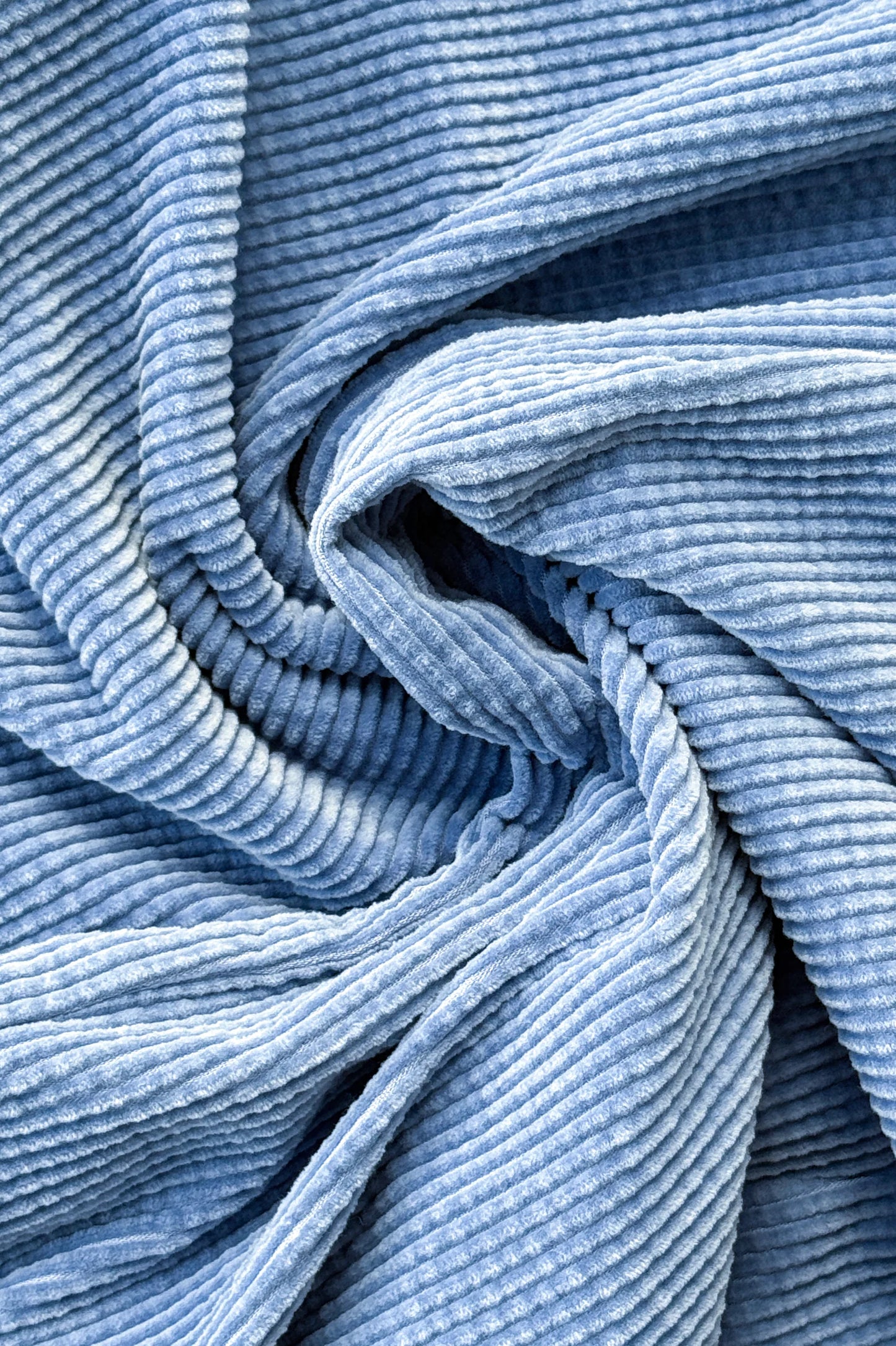 Soft Corduroy Arc Pants - Blue