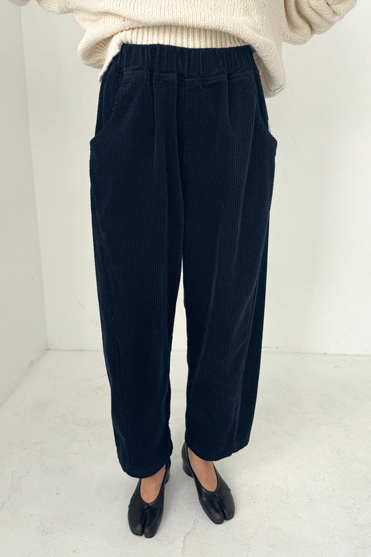 PREORDER Soft Corduroy Arc Pants - Midnight