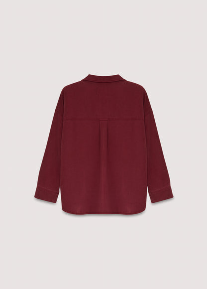 TNS Tencel Shirt - Plum Fantasy