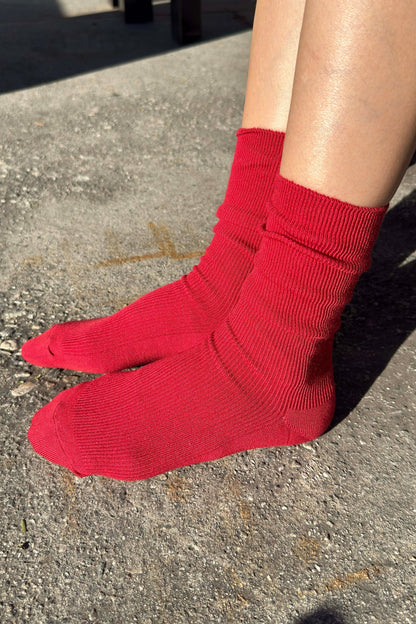 Trouser Socks - Tuscan Red