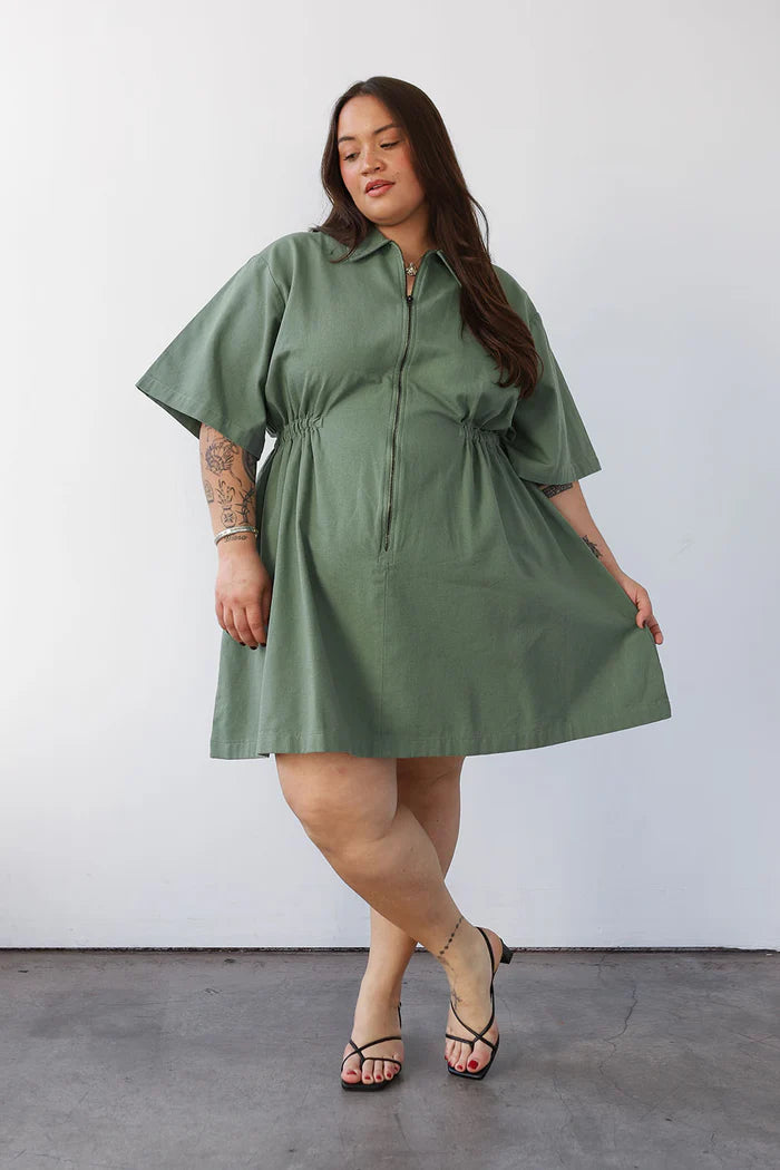 Utility Dress - Sea Glass