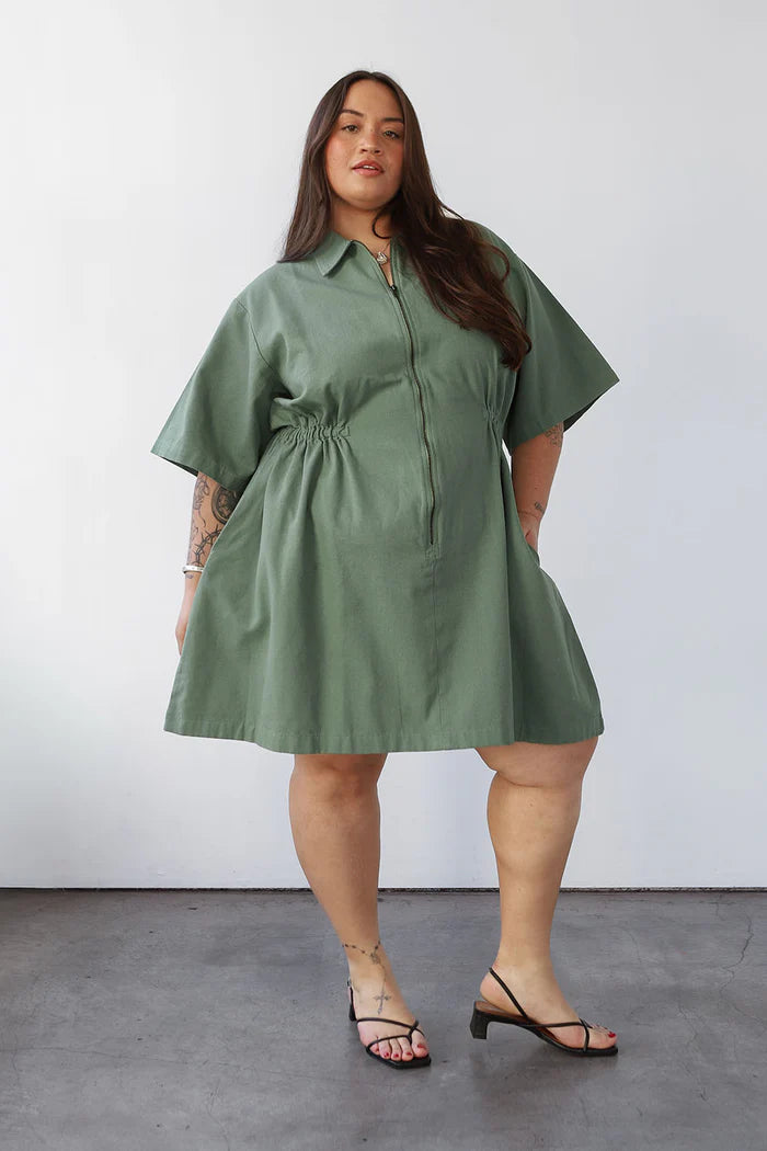 Utility Dress - Sea Glass