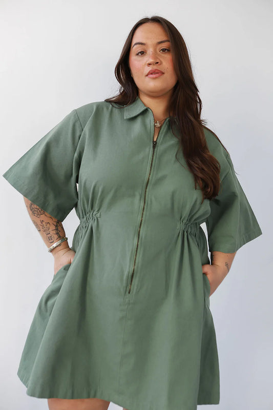 Utility Dress - Sea Glass