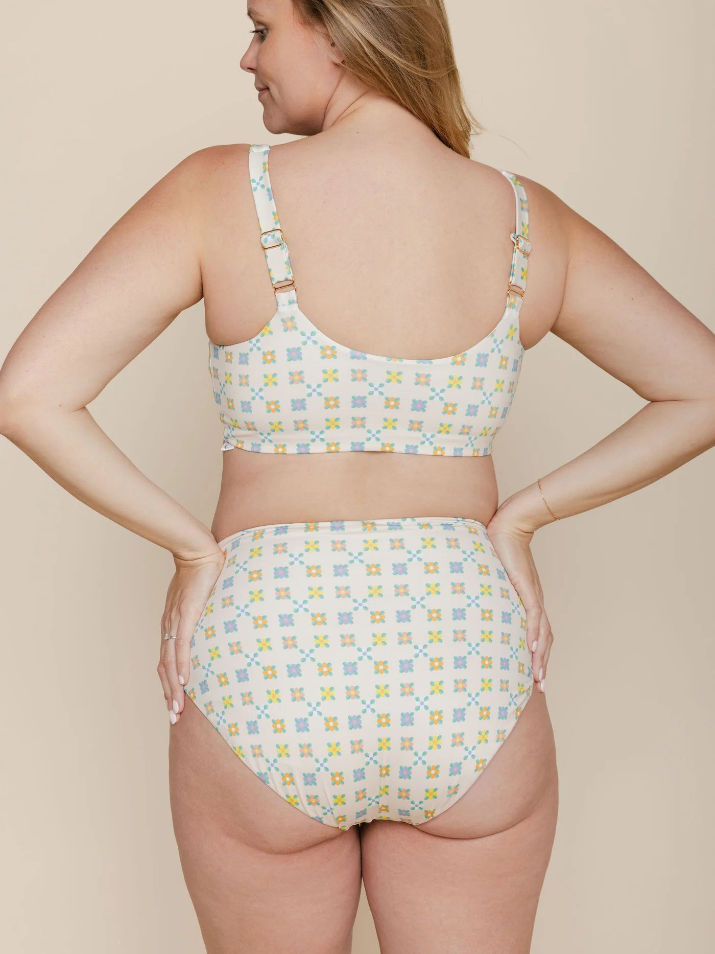 High Waisted Full Coverage Bottoms - Prairie