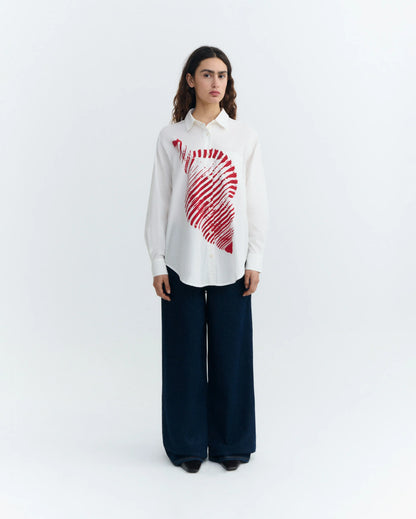 Odie Oversize Shell Poplin Blouse