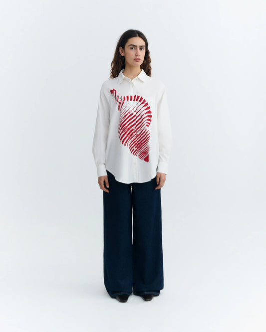 Odie Oversize Shell Poplin Blouse