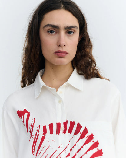 Odie Oversize Shell Poplin Blouse