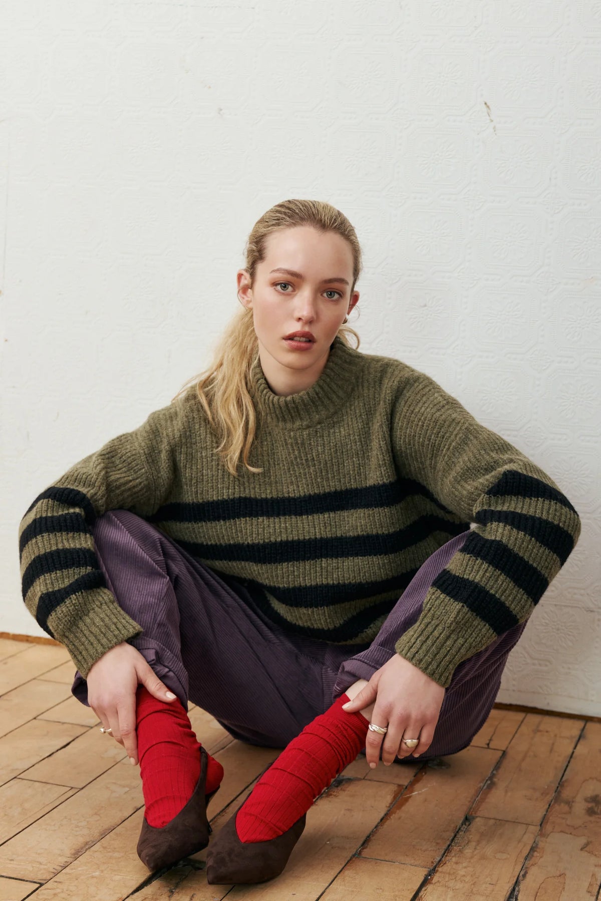 Weasley Sweater - Khaki & Black