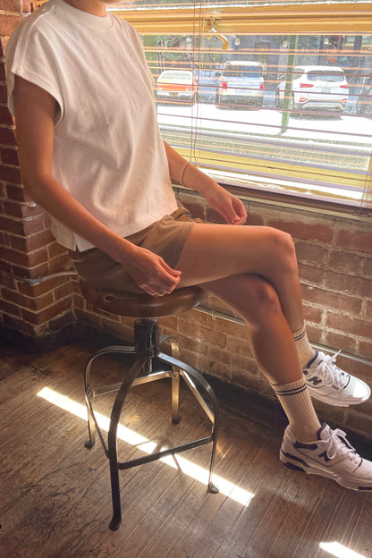 PREORDER Jeanne Tee - White Cotton
