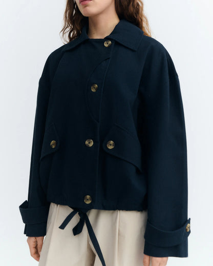Oversized Norma Jacket - Navy