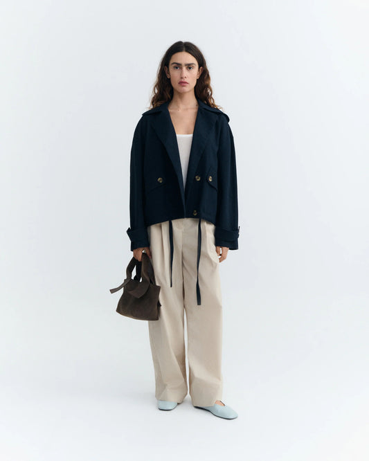 Oversized Norma Jacket - Navy