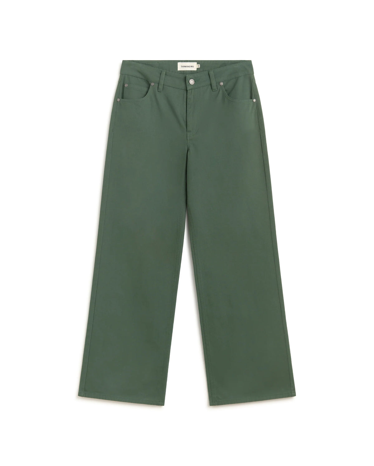 Kettan Trousers - Low-Rise Hand-Embroidered