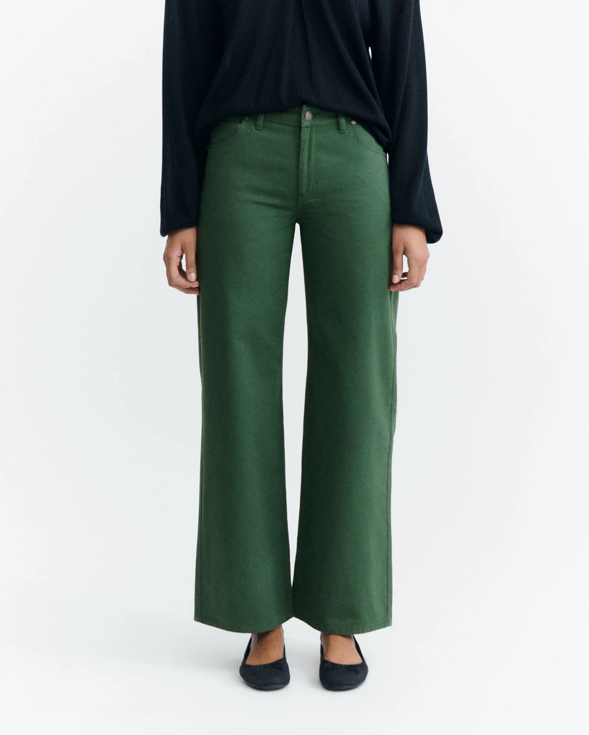 Kettan Trousers - Low-Rise Hand-Embroidered